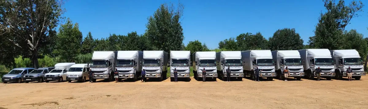 Wysiwyg Logistics commercial fleet front view based in Wellington Western Cape